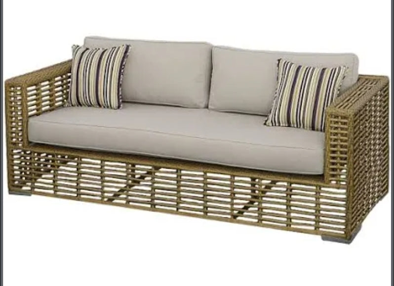 Ko Tao - Outdoor Beige Wicker Sofa Set Collection