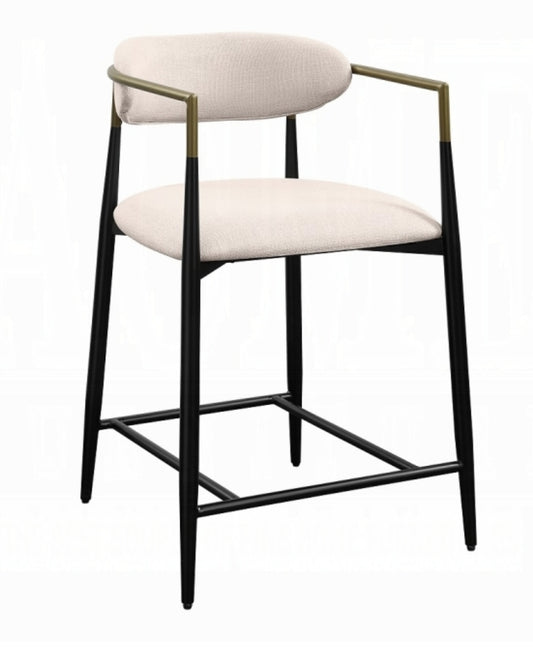 Jag Ivory performance fabric Counter Stool