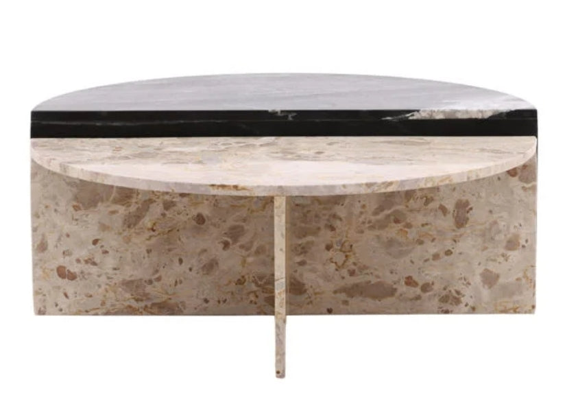 Ying Yang Solid Marble Coffee Table