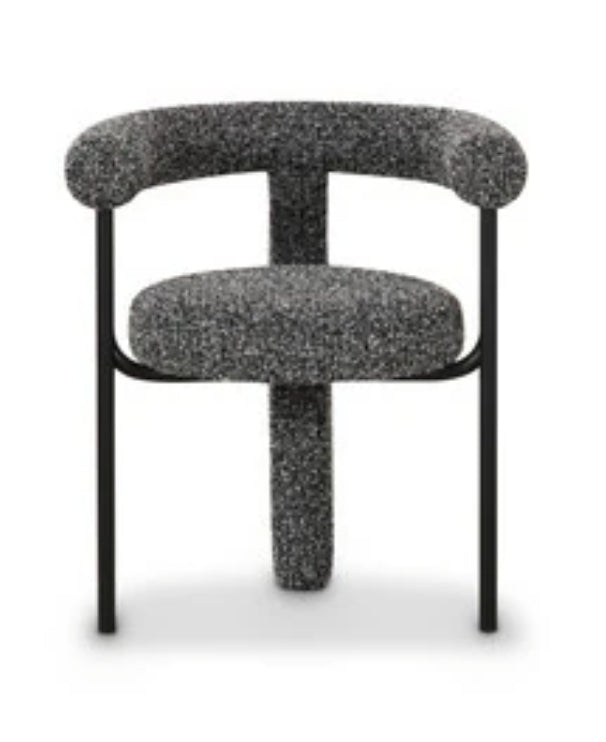 Mod Black Performance Boucle Dining Chair
