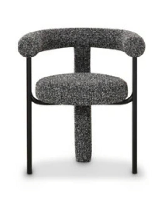 Mod Black Performance Boucle Dining Chair