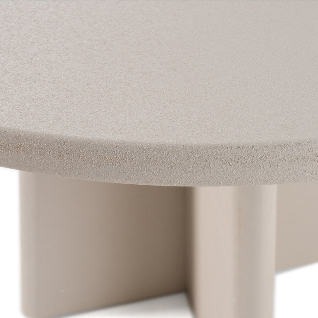 Miami 47" Faux Cement Round Dining Table