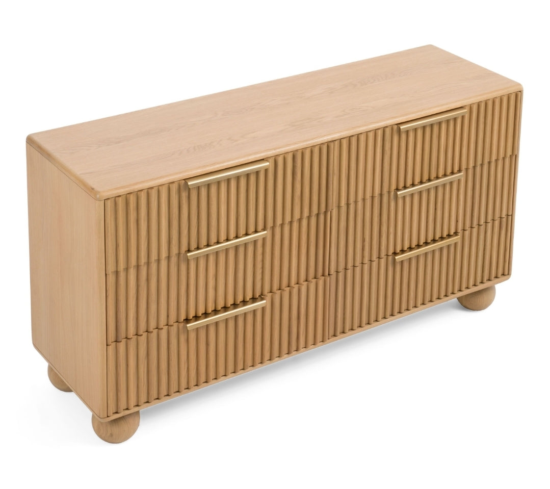 Carey Modern Natural Oak Dresser
