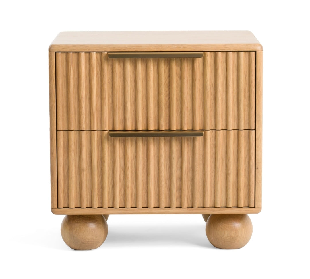 Carey Modern Natural Oak Nightstand
