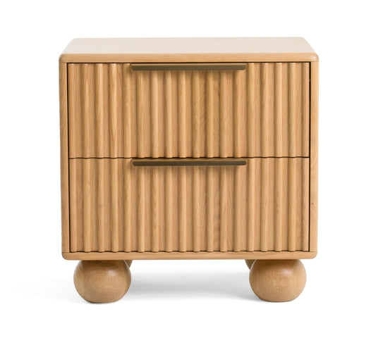 Carey Modern Natural Oak Nightstand