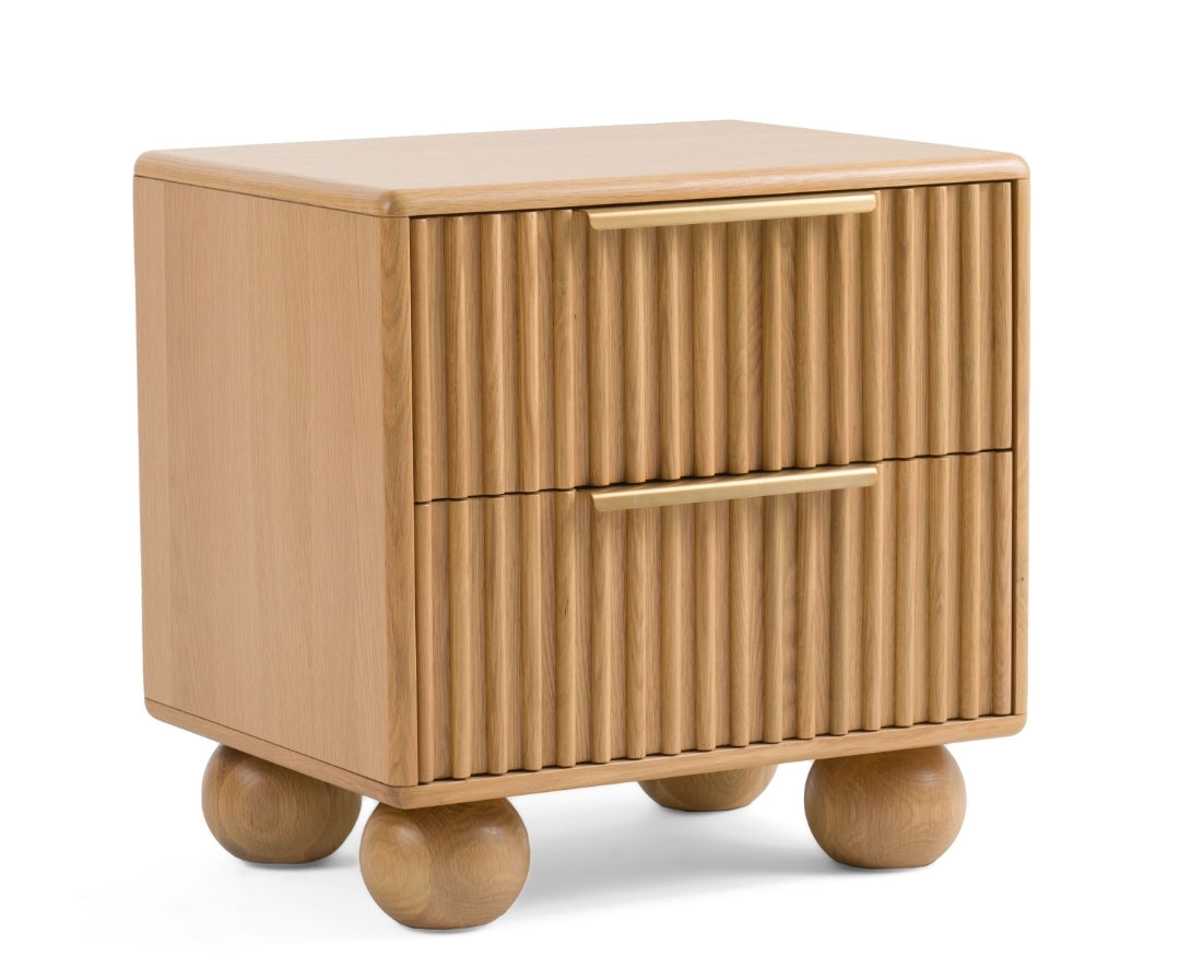 Carey Modern Natural Oak Nightstand