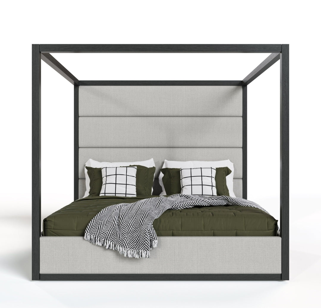 Calamigos Canopy King Upholstered Bed