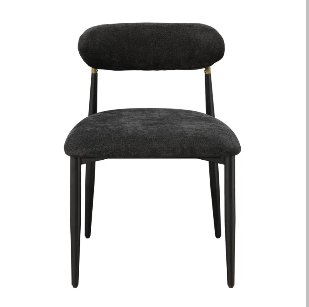 Panthere Black Arhaus Jagger Armless Dupe dining