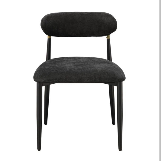 Panthere Black Arhaus Jagger Armless Dupe dining
