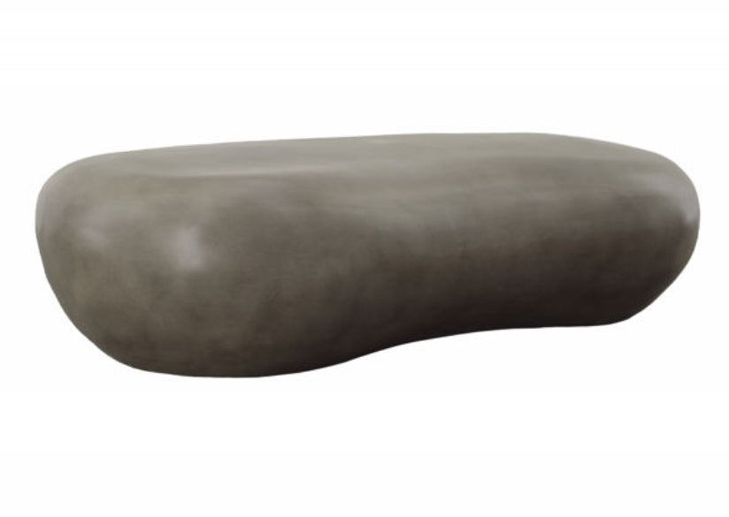 Brand New 61" West Elm Rieta Oval Concrete Coffee Table