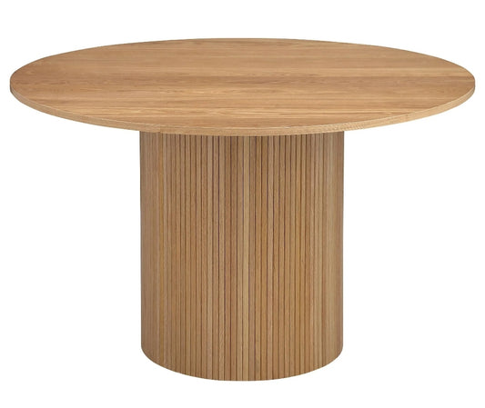 Ella Circular Wood Dining with slatted base