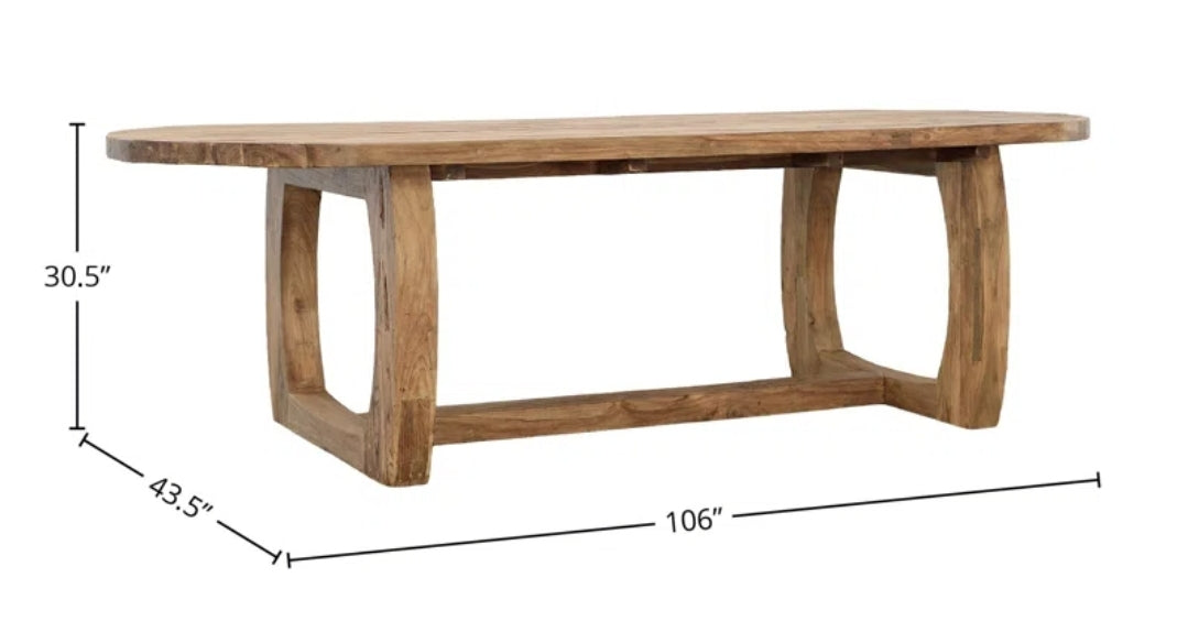 Monroe Teak Dining Table