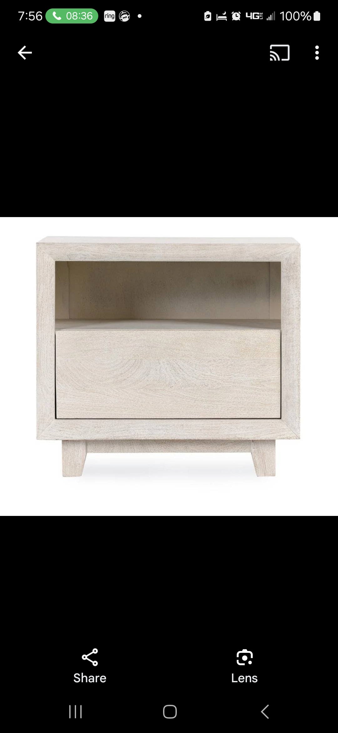Sonoma Solid Wood 1Dwr Nightstand