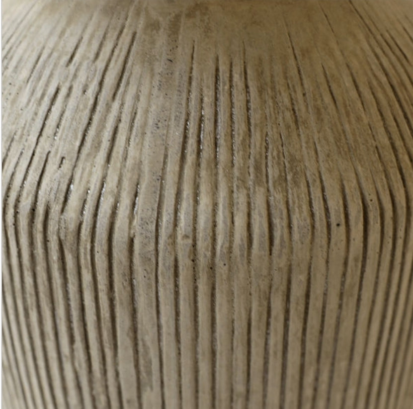 Concrete outdoor side table