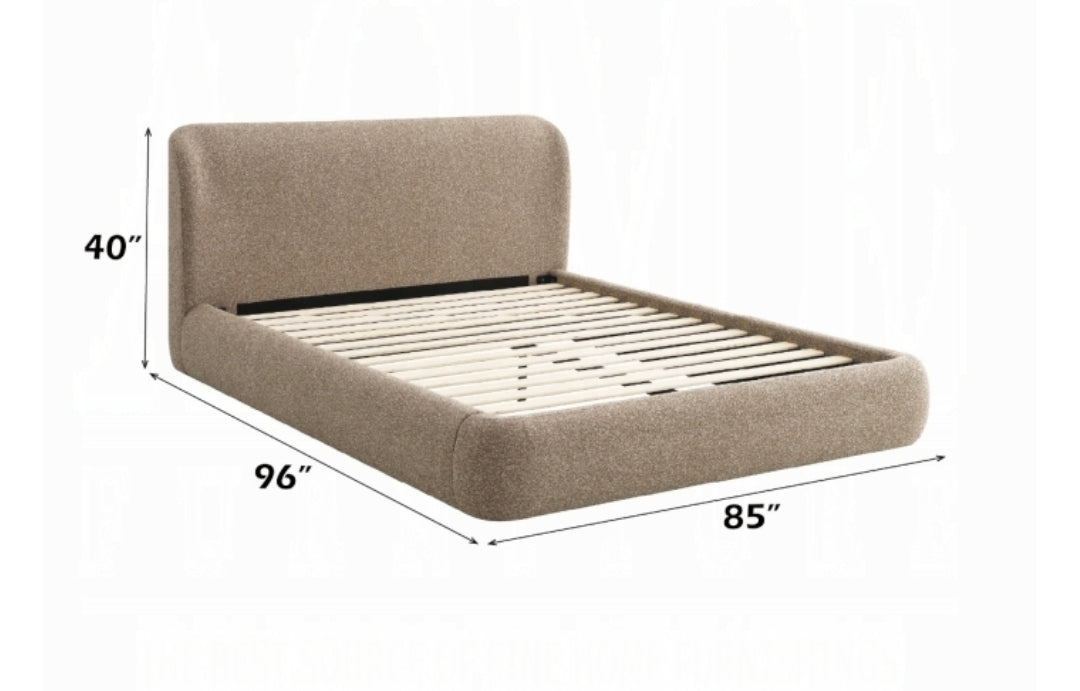 Mindy Upholstered Tweed Bed