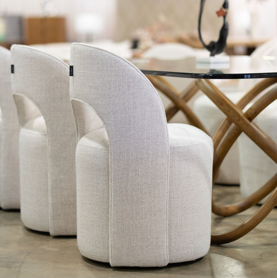 Miami swivel dining chair