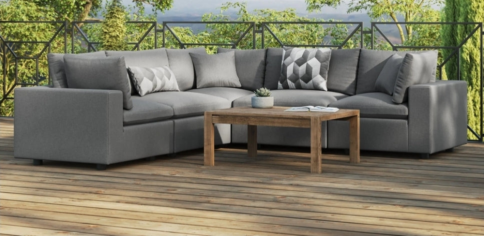 Davos Charcoal Outdoor Sectional