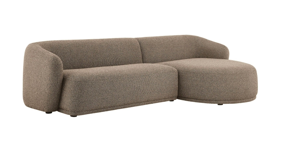 Faye sectional - Mushroom