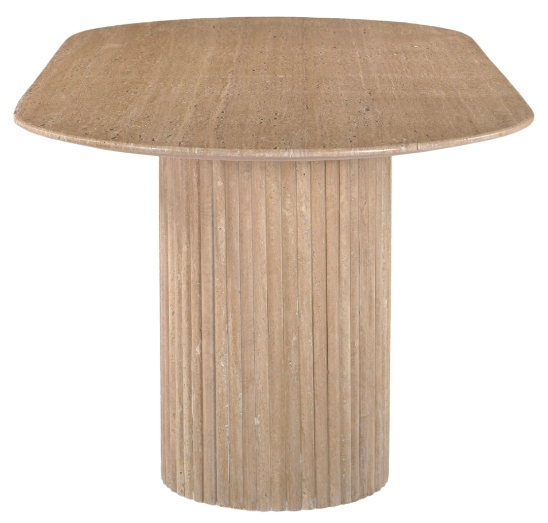 Petra 87" Travertine Dining Table