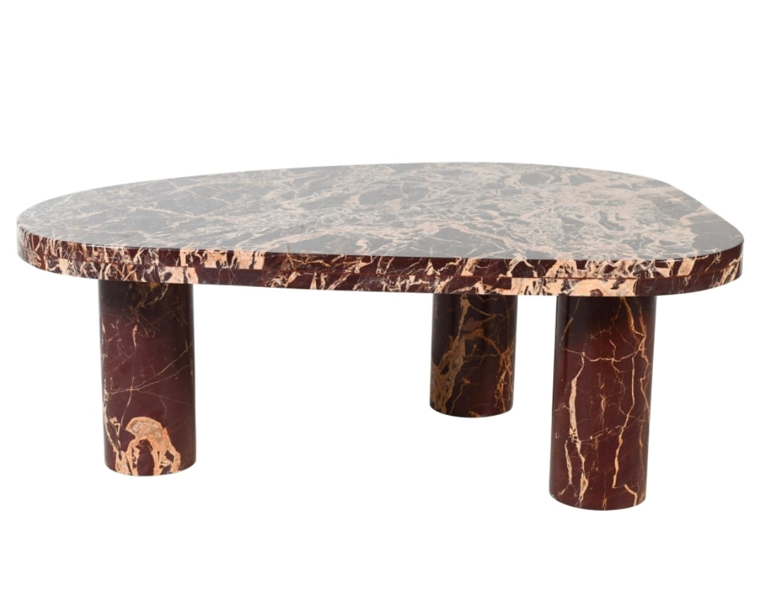 Merlot Marble Coffee Table