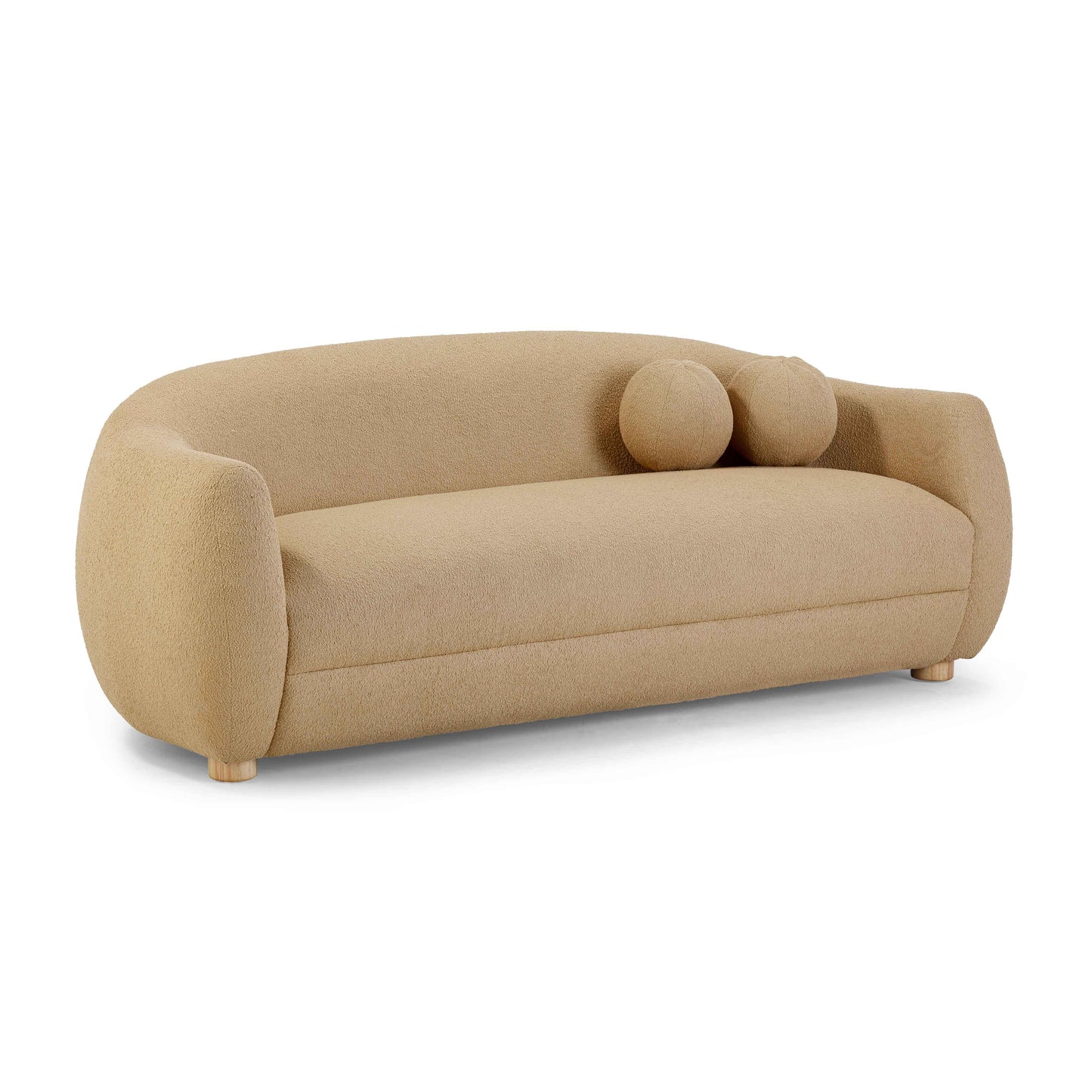 Judy Honey Boucle Sofa