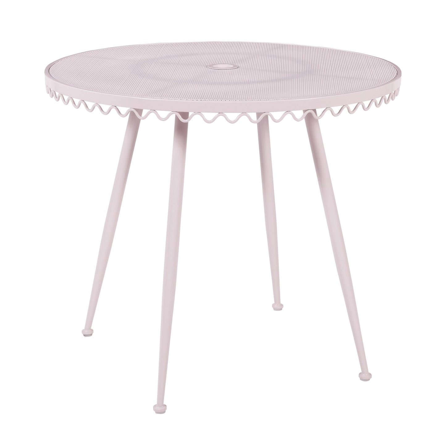 Erica Pink Wrought Iron Outdoor Cafe Table