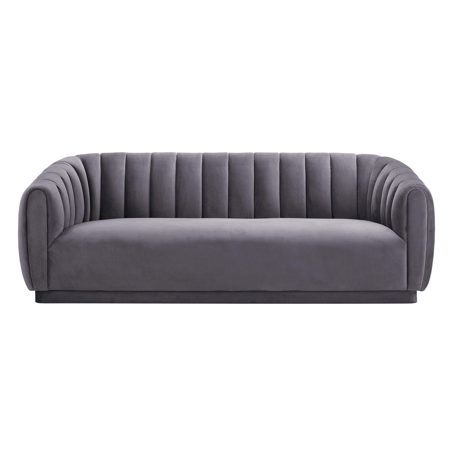 Arno Grey Velvet Sofa