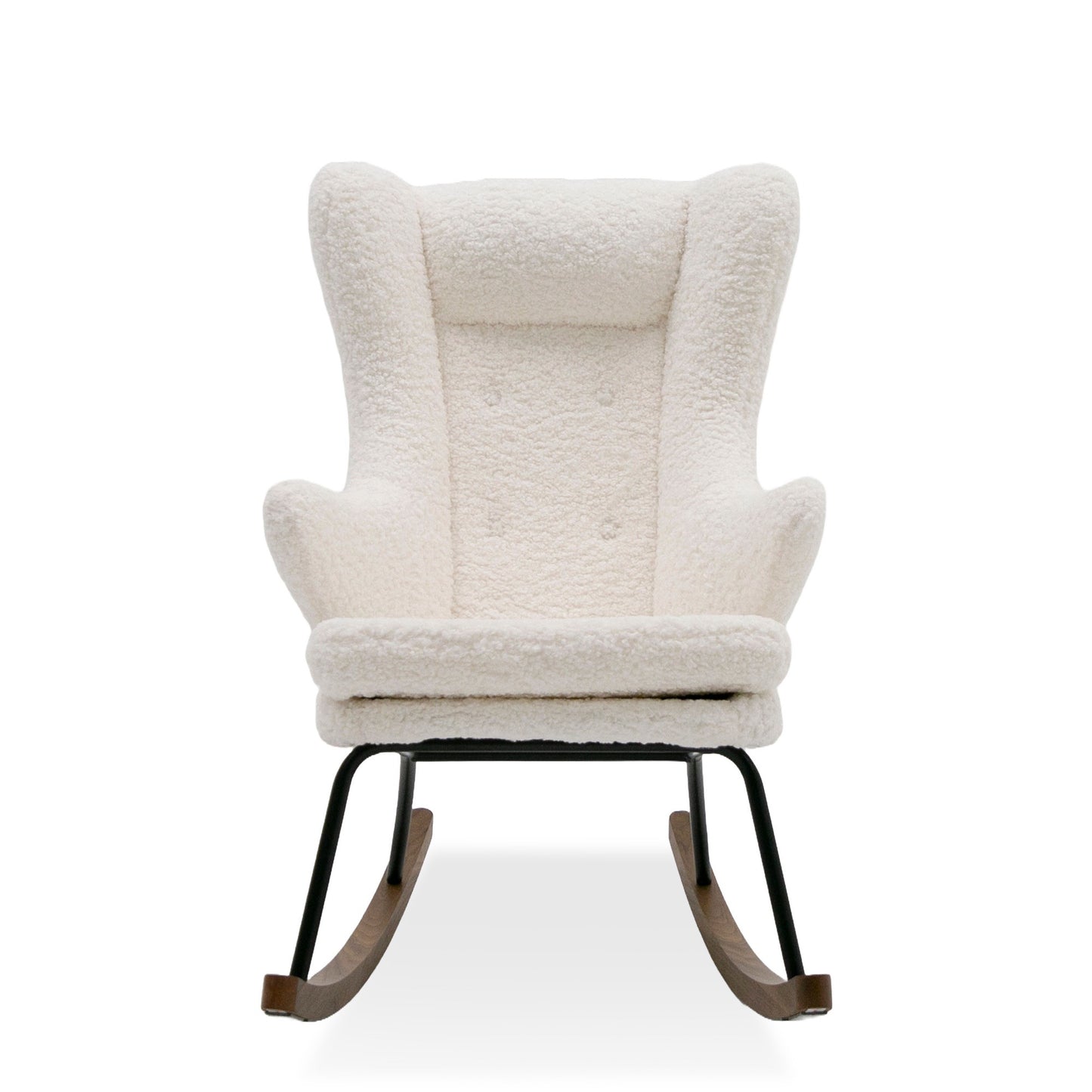 Modrest Colfax - Modern White Sheep Rocking Chair