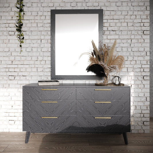 Diana - Modern Grey Ash Dresser