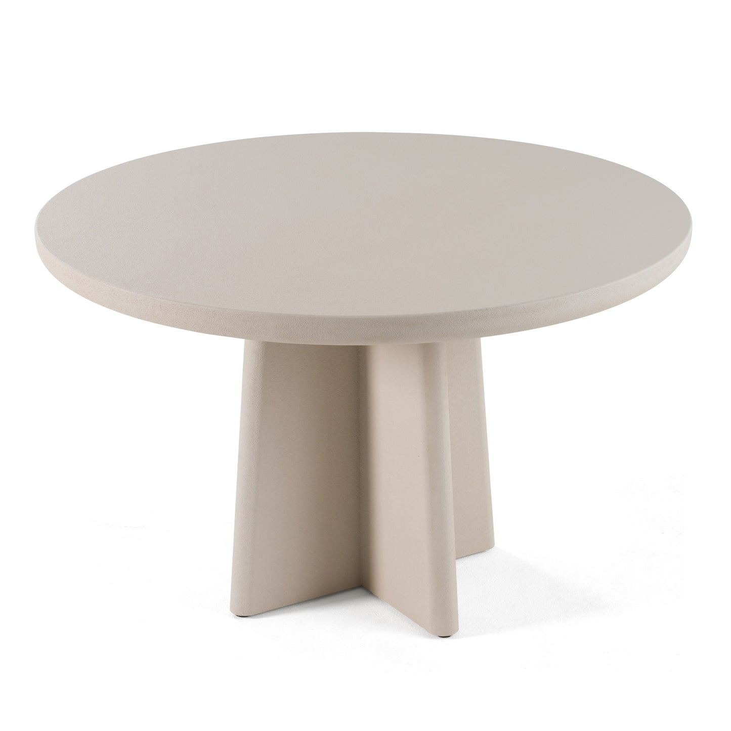Miami 47" Faux Cement Round Dining Table