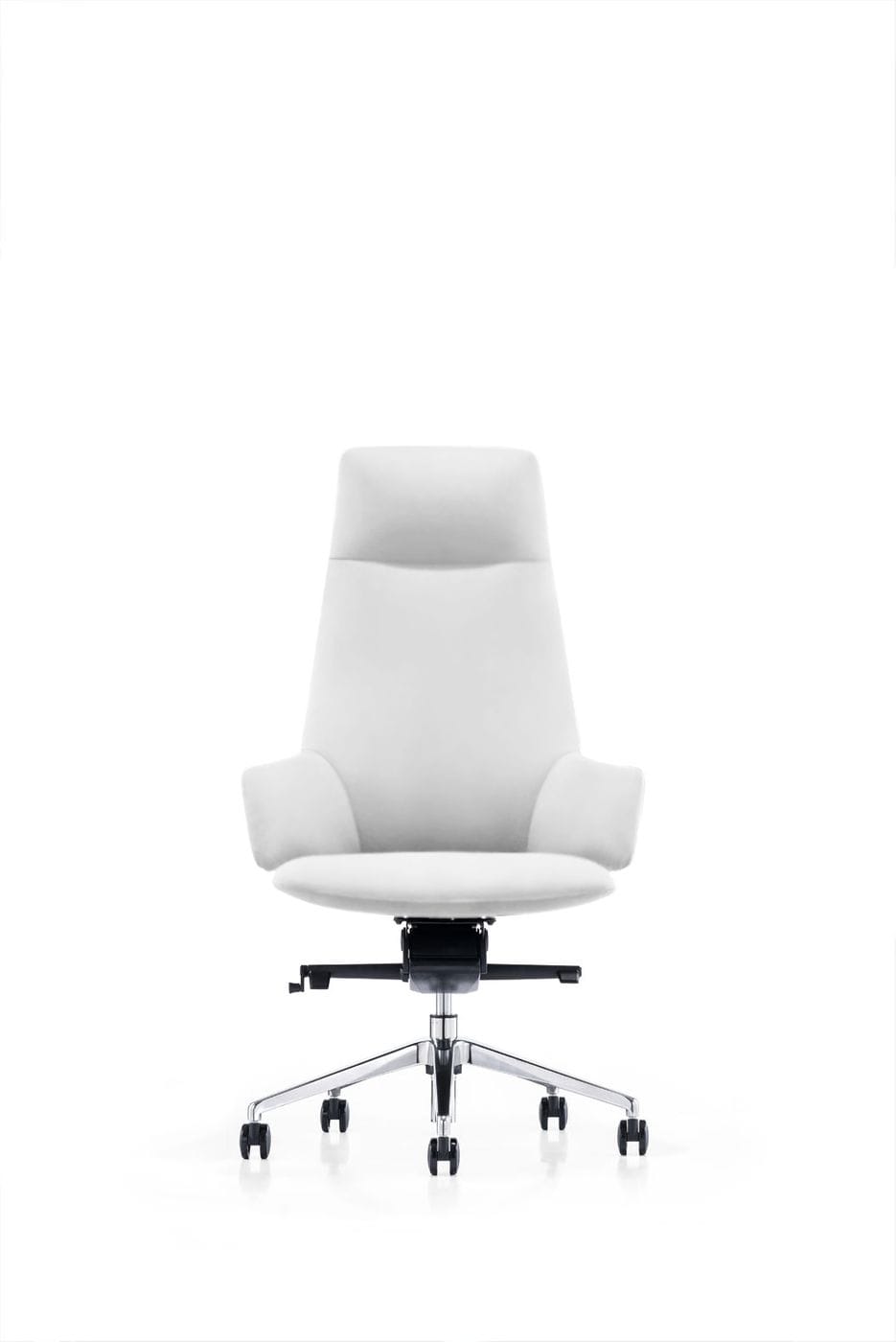 Modrest Gates - Modern White High Back Executive Office Chair