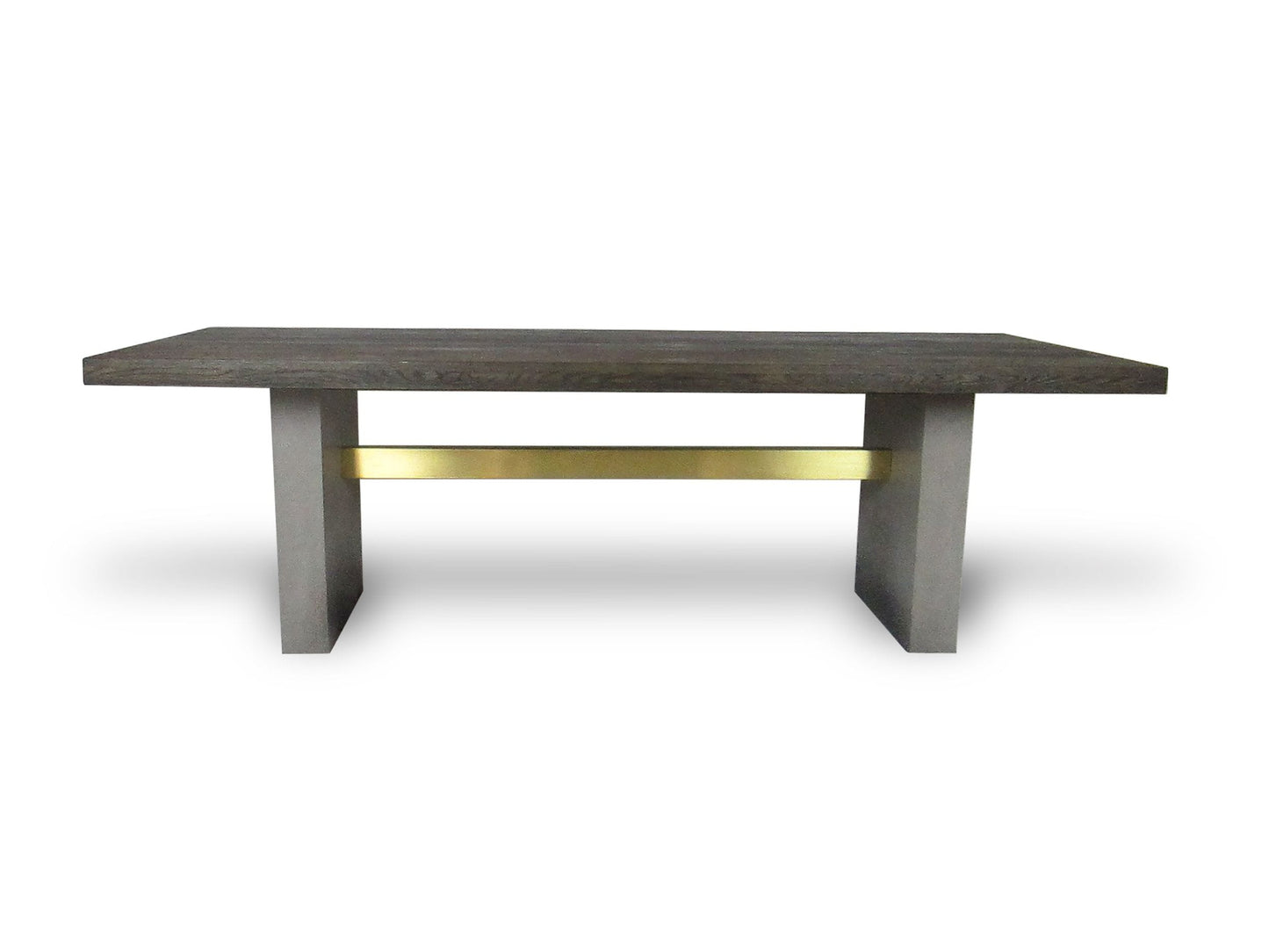Modrest June - Modern Dark Grey & Walnut Dining Table
