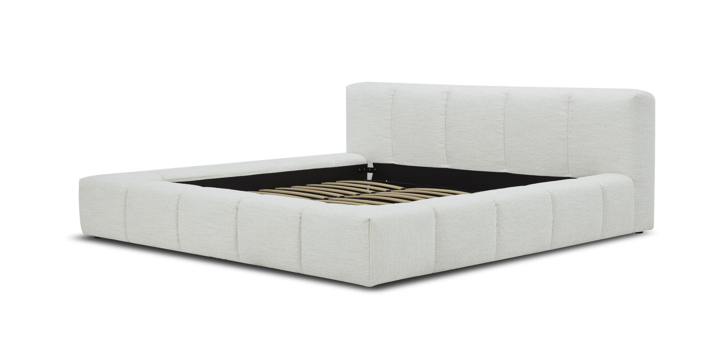 Marshall Luna Modern Queen Fabric Bed