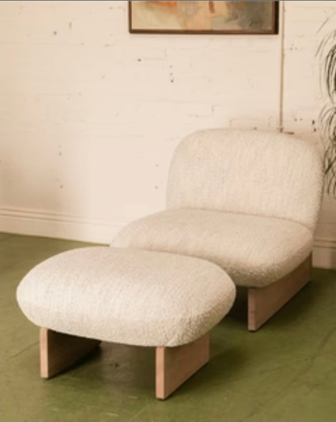 Bella Chair and Ottoman