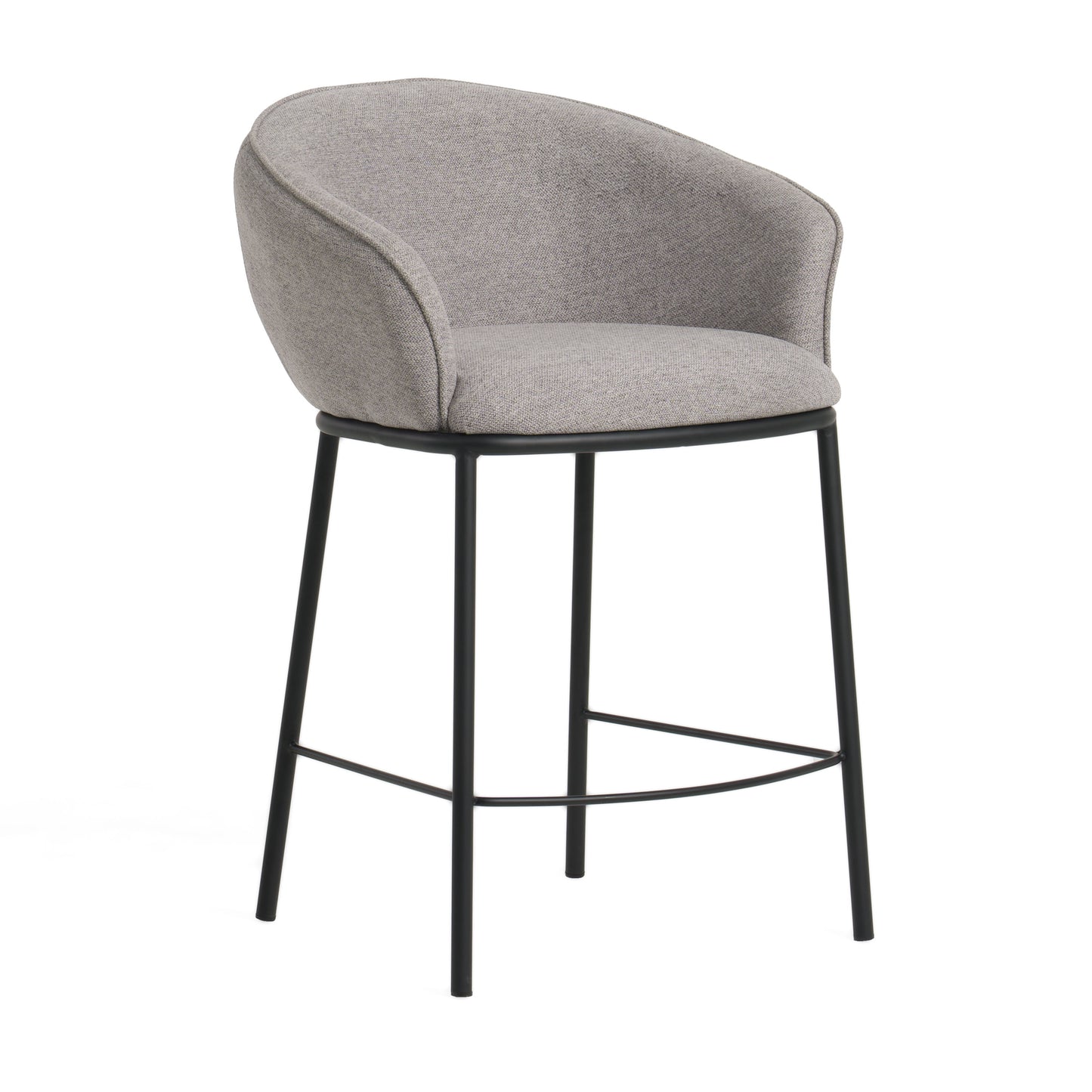 Modrest Rumi - Modern Grey Counter Stool