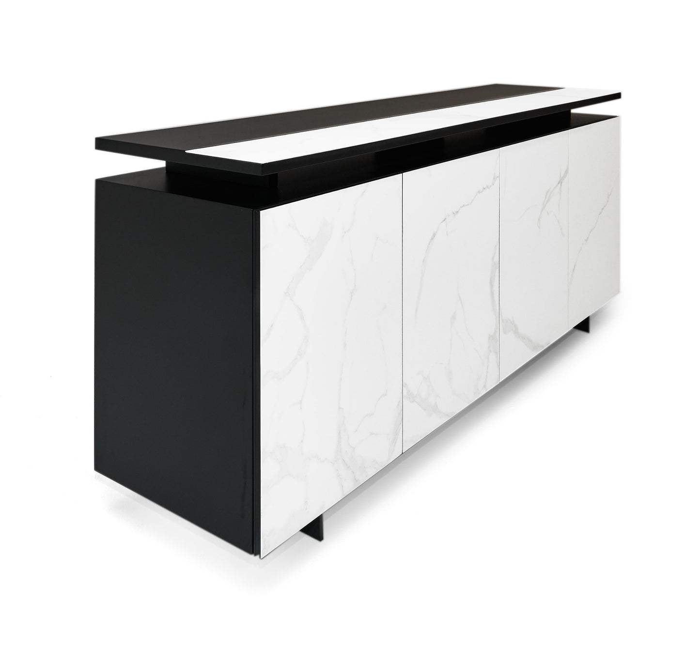 Modrest Schulz - Modern Black & White Ceramic Buffet