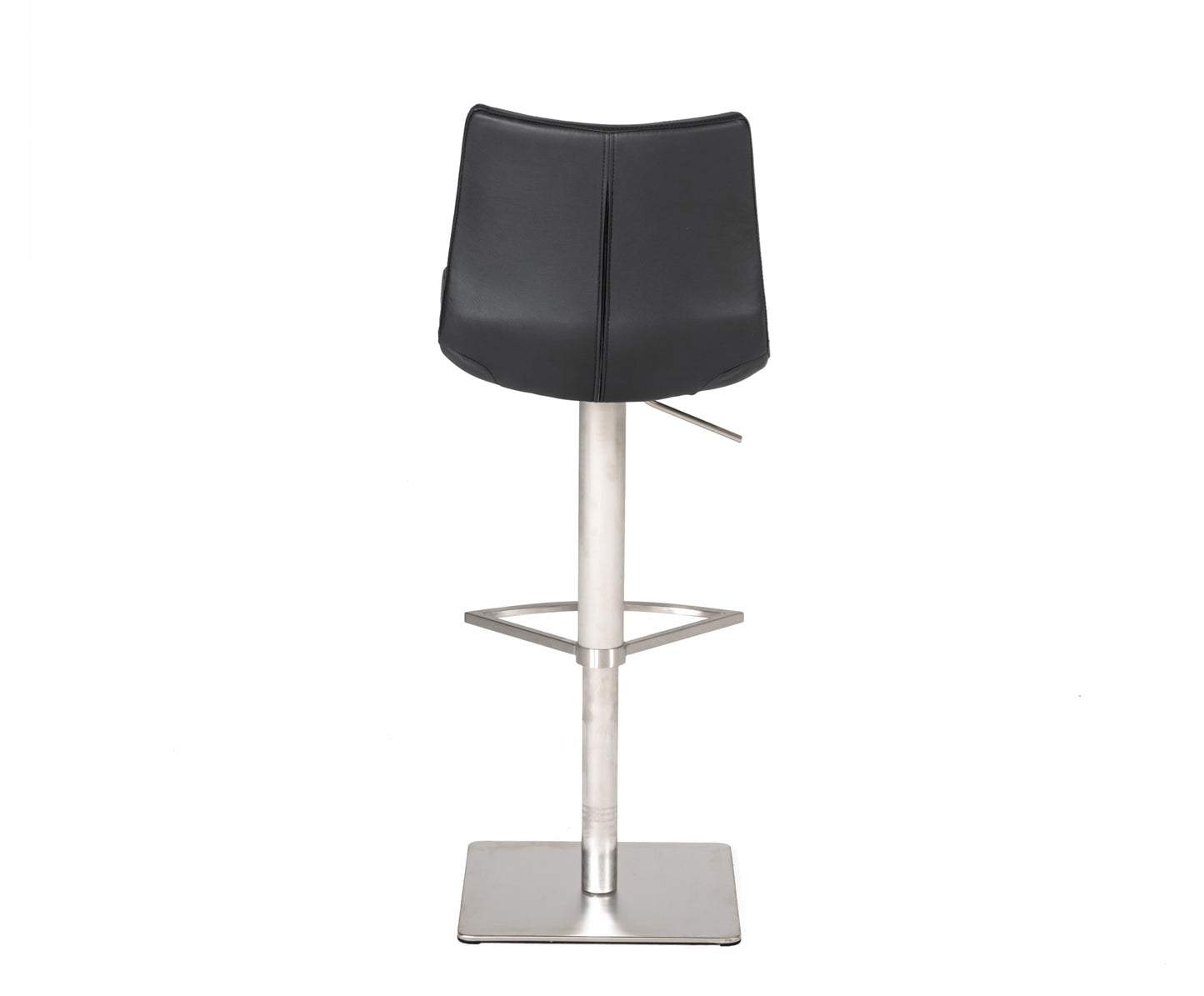 Modrest Aaron - Modern Black Eco-Leather Bar Stool