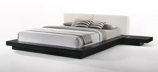 Modrest Tokyo - Eastern King Contemporary Black and White Platform Bed