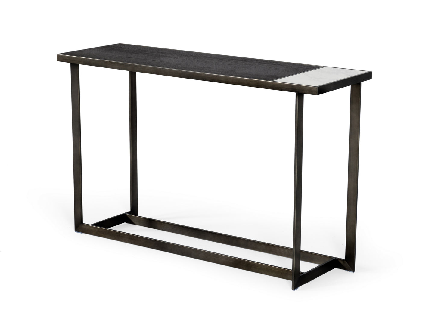 Modrest Fargo - Modern Ceramic & Grey Walnut Console Table