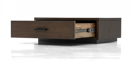 Nova Domus Fantasia - Contemporary Dark Walnut Nightstand