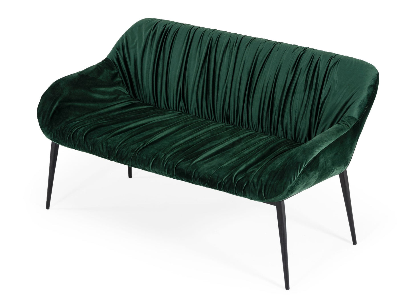 Modrest Katrina - Modern Green Fabric Bench