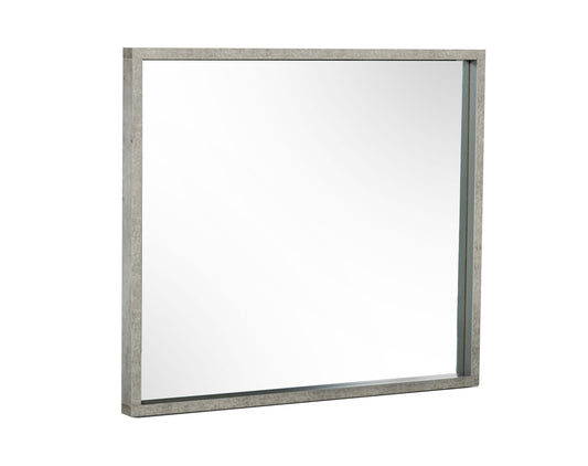 Nova Domus Boston - Modern Faux Concrete Mirror