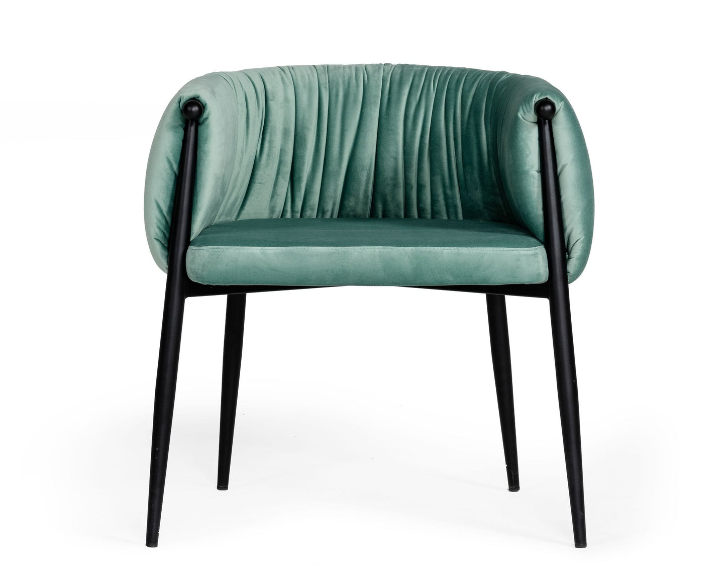 Modrest Belcaro - Modern Light Green Fabric Dining Chair