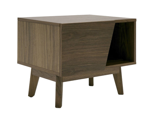 Modrest Abelard - Mid-century Walnut Nightstand