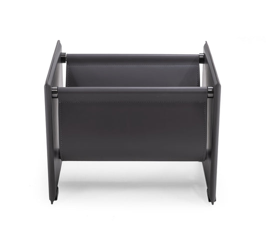 Modrest Uriah - Modern Grey Magazine Rack