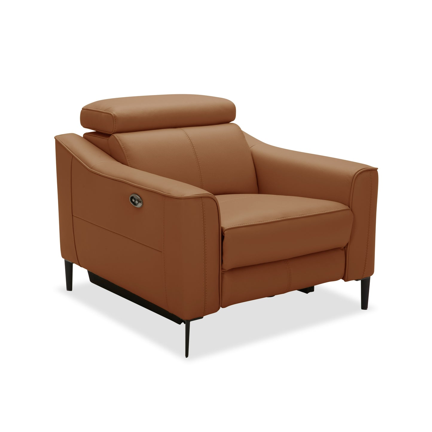 Divani Casa Eden - Modern Camel Leather Recliner Chair