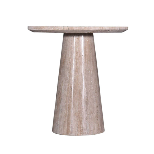 Modrest Velma - Modern Travertine Marble End Table