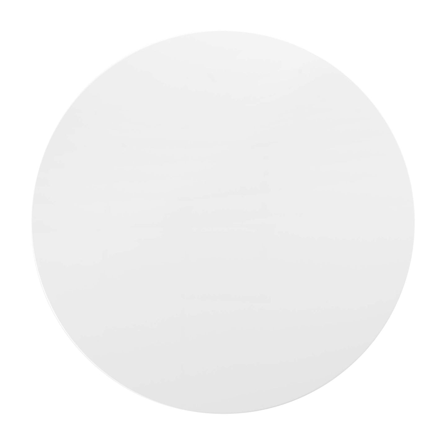 Lippa 48" Round Wood Top Dining Table by Modway in White