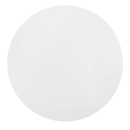 Lippa 54" Round Wood Top Dining Table by Modway in White