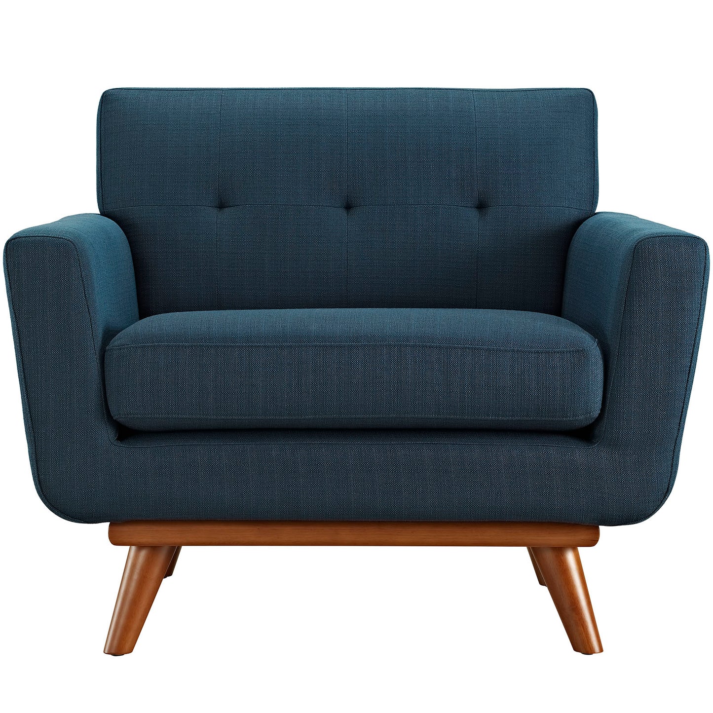 Engage Upholstered Fabric Armchair by Modway in Azure